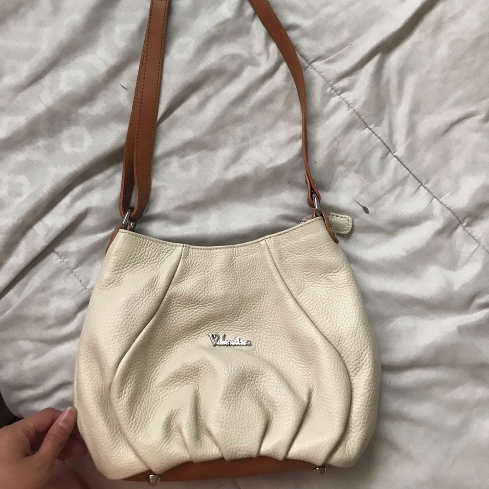 Beige Valentina crossbody/shoulder purse